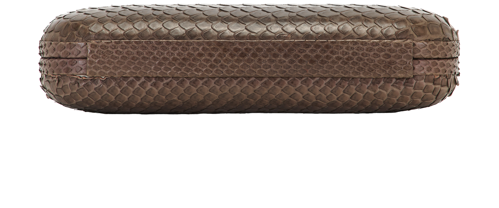 Knot Clutch, &pound;795, Handbags, Brown, Python, Top view